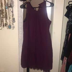 M purple Maurice’s dress